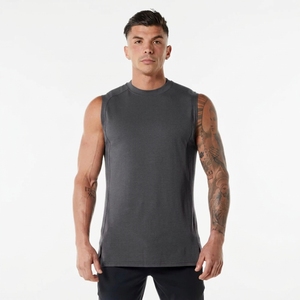 Men Fitness Sportswear O-Neck <b>Plain</b> Tank Top Sleeveless <b>Tshirt</b> Breathable Workout Sports Tank Top Gym Athletes Men Tank Top - Product Image 1