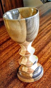 Wooden Wine Glass Handcrafted Olive Wood Drinking Cup Eco Friendly <b>Drinkware</b> for Home Party - Product Image 3