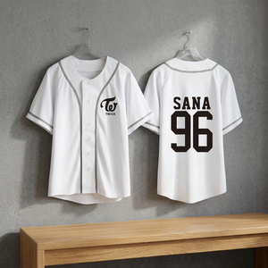 เสื้อเบสบอลพิมพ์ลายระบายอากาศได้ดี ผลิตจากโพลีเอสเตอร์ 100% - ชุดกีฬา โลโก้ด้านหน้า ไซส์ XL บวกไซส์ แห้งเร็ว ใส่ได้ทั้งชายและหญิง - Product Image 2