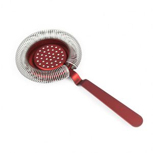 Colador Hawthorne de Acero Inoxidable 304 con Mango Curvo y Resorte de Alta Densidad para Mezclar Bebidas y Cócteles, con Logotipo Personalizado - Product Image 3