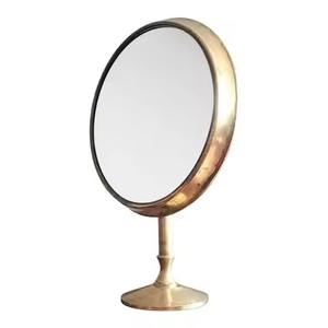 Espejo de maquillaje con soporte metálico para tocador, espejo cosmético para baño. - Product Image 3