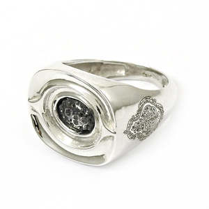 Vintage Look <b>Statement</b> Daily Wear <b>Ring</b> Made From Solid 925 Sterling <b>Silver</b> Handcrafted Bohemian Jewelry With Geometric Pattern - Product Image 1