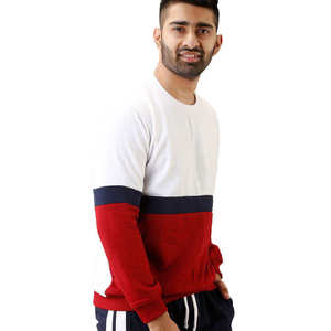 Best Quality New Streetwear Style Solid Color <b>Men</b> <b>Pullover</b> Sweatshirt Winter Warm Long Sleeve 100% Cotton Knitted Eco-Friendly - Product Image 4