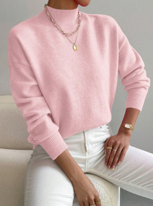 Pull en tricot surdimensionné pour femme, coupe décontractée, manches longues, chaud, décontracté, mode quotidienne, automne-hiver, personnalisé, 100% coton - Product Image 2