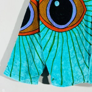 Chaqueta de Mujer Ecológica, Transpirable, 100% Algodón, Antiarrugas, de Secado Rápido, Acolchada, Kantha Sanganeri Jaipuri, para Primavera, Otoño e Invierno - Product Image 4