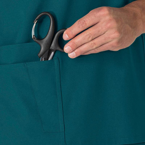 Wholesale High Quality Classic Medical <b>Scrub</b> Sets Cotton Polyester Spandex Men Hospital <b>Uniform</b> <b>Scrubs</b> Suit OEM ODM Supplier - Product Image 4