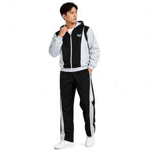 Customized Manufacturers Nylon Jacket and Nylon <b>Tracksuit</b> Pants Joggers 3m Reflective Windbreaker Sweatsuit <b>Tracksuit</b> for Men - Product Image 4