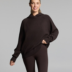 Pull-over en maille douce à col roulé pour femme, coupe ajustée, nouvelle collection automne-hiver, col haut, couleur unie, fermeture éclair brodée sur le devant - Product Image 4