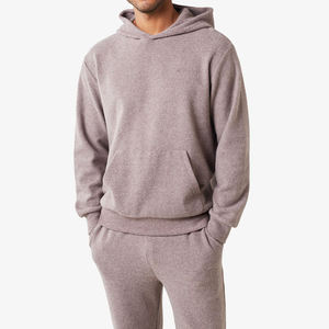Sweat à capuche homme hiver streetwear uni, design imprimé personnalisé, respirant, en molleton 100% coton. - Product Image 6