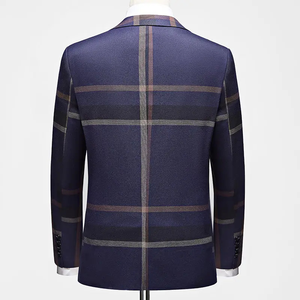 Prix Abordable Nouveau Costume de Bureau Formel Plissé Sur Mesure en Tissu Peigné Respirant de Haute Qualité pour Hommes - Product Image 5