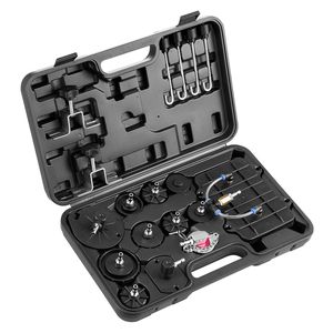 Kit Profesional de 12 Piezas para Purgado de Frenos, Juego de Adaptadores Duraderos con Mango Completo para Reparación de Frenos - Product Image 1