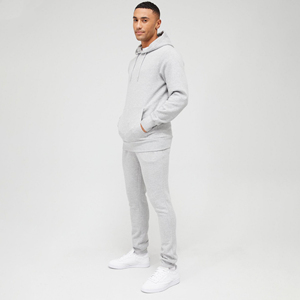 Men Hooded Tracksuit Set <b>Lightweight</b> Quick Dry Jogging <b>Running</b> Fitness Sports Suit <b>Jacket</b> Trousers Autumn Wear Regular - Product Image 1