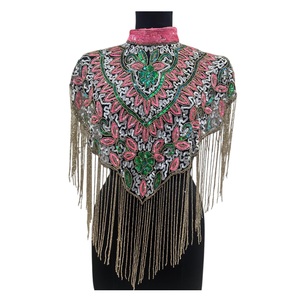 Robe Cape à Paillettes Faite Main de Qualité Supérieure, Meilleure Vente 2026, pour Femme, Tendance, Disponible en Gros pour l'Exportation - Product Image 1