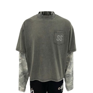 T-shirt à col rond en coton pour hommes de haute qualité, doux, confortable, respirant, léger, décontracté, pour l'été - Product Image 1