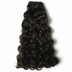 Mkvvk Cabello Humano Virgen Rizado para Tejer, Trama Doble, Puntas de Una Sola Capa, Cabello Rizado Indio Modelo 16 - Product Image 1