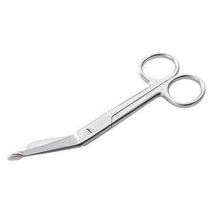 Ciseaux infirmiers en acier inoxydable avec poignée à motif cœur bleu et breloque infirmière, coupeurs manuels de qualité chirurgicale pour usage hospitalier - Product Image 2