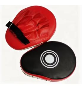 PROFIT SPORTS Cible de frappe en cuir rouge personnalisable de haute qualité, écologique, durable, pour entraînement de boxe, kickboxing et Muay Thai - Product Image 3