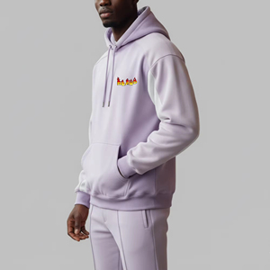 OEM ODM Custom Unisex Printed Plus Size 100% Cotton Fleece Solid Color 3D Embroidery Zipper-Up Boxy Fit Pocket Warm <b>Hoodies</b> - Product Image 1