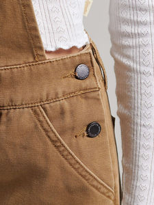 Salopette en jean vintage personnalisée OEM pour femme, design tendance 2026, pour un port quotidien estival confortable et élégant - Product Image 3