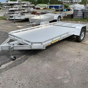 Remolque Utilitario de Acero de Alto Rendimiento con Plataforma Plana de 8.3X12, con 2 Frenos de 3500 lb, Puerta y Capacidad de Carga Multiusos - Product Image 5