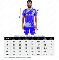 Maillot de football personnalisé léger 100% polyester respirant à manches courtes avec impression par sublimation numérique et nom de l'équipe