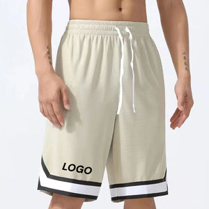 Pantalones Cortos de Baloncesto para Hombre, Estilo Holgado, Personalizables, Tallas Grandes, Diseño Recortado, Transpirables, de Malla de Poliéster, para Entrenamiento - Product Image 6
