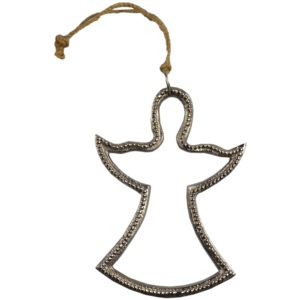 Ornement de Noël en forme d'ange à suspendre pour arbre, accessoire de Noël pour la décoration festive - Product Image 1