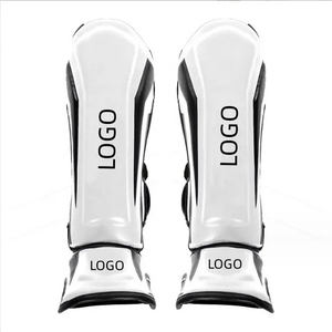 100% Genuine Leather Boxing Shin Guards High Quality Leg Protector Shin Pad Best Selling Muay Thai Training Equipment Leg Guard - Product Image 2