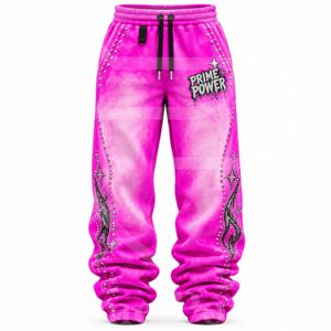Proveedor de Ropa Deportiva Urbana al por Mayor: Conjunto con Sudadera con Cremallera y Tachuelas, Diseño Gráfico y Pantalones Jogger de Corte Holgado - Product Image 4