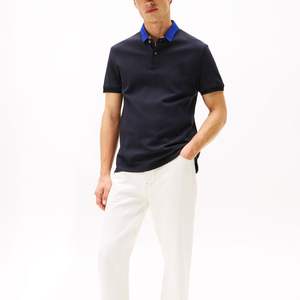 Chemises polo en piqué de coton pour hommes, tendance, de haute qualité, vente en gros personnalisée, manches courtes, vêtements décontractés, unisexe. - Product Image 4