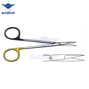กรรไกรผ่าตัด Knapp ขนาด 12 ซม. / 4-3/4 นิ้ว ใบมีดตรงคม ใบมีดหยักแบบ Super Cut TC ผลิตจากสแตนเลสเกรดพรีเมียม - Product Image 4