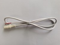 Pour les câbles automobiles DC conformes à la norme RoHS, nouveau modèle 1185 # Câble 18 conducteurs, isolation PVC 5,5x2,1, 1 conducteur en cuivre, adaptateur, longueur 100 mm