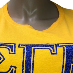 Camiseta Personalizada de Manga Corta Unisex de Sigma Gamma Rho, Camiseta Casual de Algodón Suave con Cuello Redondo y Letras de la Hermandad Griega, Venta al Por Mayor - Product Image 2