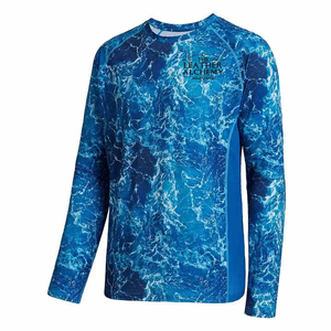 Camiseta de Pesca Personalizada al por Mayor, Jersey de Alto Rendimiento, Protección, Secado Rápido, Manga Larga, Camisetas de Pesca en Varios Colores - Product Image 1