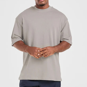 Camiseta de Manga Corta para Hombre, Cuello Redondo, Tejido de Algodón Tipo Waffle, Diseño Personalizado con Estampado de Letras, Corte Holgado - Product Image 3