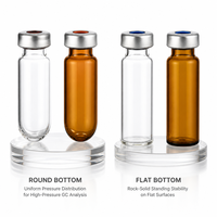 Flacons en verre injectables, bouteilles d'huiles essentielles, contenants de stockage, flacons compte-gouttes