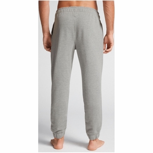 Men's Gray Sweatpants Elastic Waist <b>Drawstring</b> Closure Side Pockets Casual Jogger Pants Autumn Wear - Product Image 4