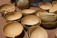 MEILLEUR PRIX Blue Lotus 2025 Calebasse Gourde Bols Design Naturel Traditionnel pour Table Organique