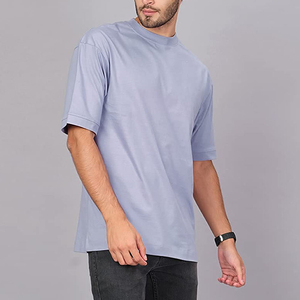 T-shirts pour hommes à manches courtes, taille plus, été, 100% coton, design personnalisé, t-shirt uni pour hommes, vente chaude - Product Image 6