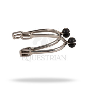 Espuelas de Equitación de Acero Inoxidable con Punta de Bola de Goma, Espuelas de Seguridad para Entrenamiento Ecuestre - Product Image 3