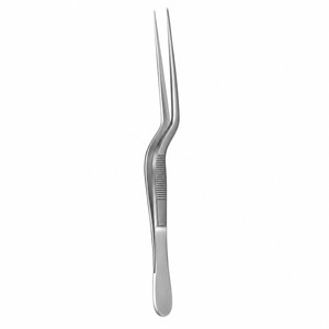 Pinzas de Sutura JACOBSON con Mangos Delgados en Forma de Bayoneta, Mordazas Lisas, Longitud Total 6-1/2 pulgadas (16.5 cm) ZETOMEDPRO - Product Image 1