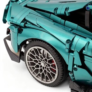 10662 GULY Super Sports Car Series Martin Valu 1:8 Scale 3828-Piece Plastic Building Block Model Children's Assembly Unisex - Product Image 5