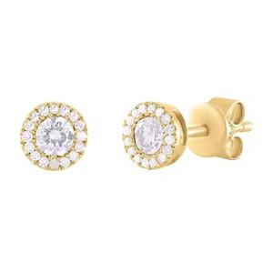 Eco Friendly Moissanite Diamond Hoop <b>Earrings</b> Stylish Modern Design Fine Jewelry for Women Everyday Wear Available For Sale - Product Image 6