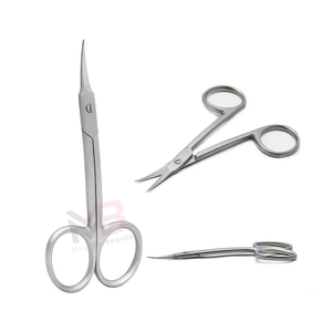 Tijeras Profesionales Curvas de Acero Inoxidable para Manicura, Cortaúñas para Cutículas, para Uso en Salón de Belleza - Product Image 3
