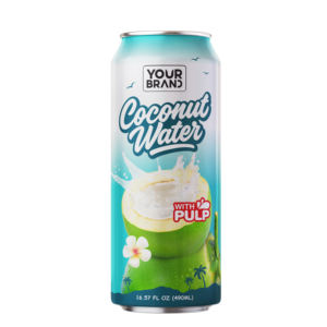 OEM ODM Personalizable 490ml Agua de coco con pulpa de tu marca de Vietnam - Diseño gratuito - Muestra gratuita - Product Image 1