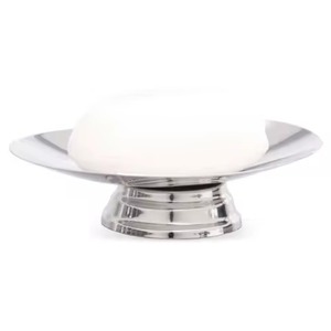 Shiny Decorative Metal <b>Soap</b> Dish Bathroom Decoration Accessories Deluxe Quality Silverware Metal <b>Soap</b> Dish <b>Soap</b> <b>Holder</b> - Product Image 1