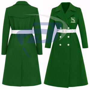 Abrigo de Lana de Alta Calidad para Mujer de la Hermandad Iota Phi Lambda, Abrigo Largo con Cinturón de la Hermandad IPL - Product Image 3