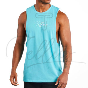 Camisetas sin Mangas Personalizadas para Hombre, de Poliéster/Algodón, Secado Rápido, Transpirables, Ecológicas, Casuales, para Gimnasio y Fitness - Product Image 6