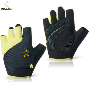 <b>Fingerless</b> Cycling <b>Gloves</b> with Shock-Absorbing Padded Palm and Silicone Grip – Road and Mountain Bicycle <b>Gloves</b> <b>for</b> <b>Men</b> & Women - Product Image 6