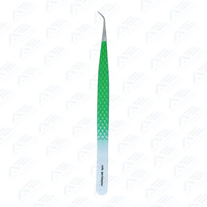 Pinzas de acero inoxidable para extensiones de cejas y Aplicación de pestañas Herramienta de belleza de precisión para uso profesional y mayorista - Product Image 5